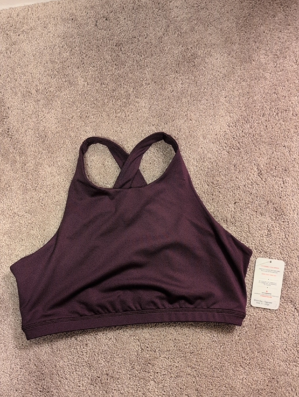 Inner Fire Plum Sports Bra